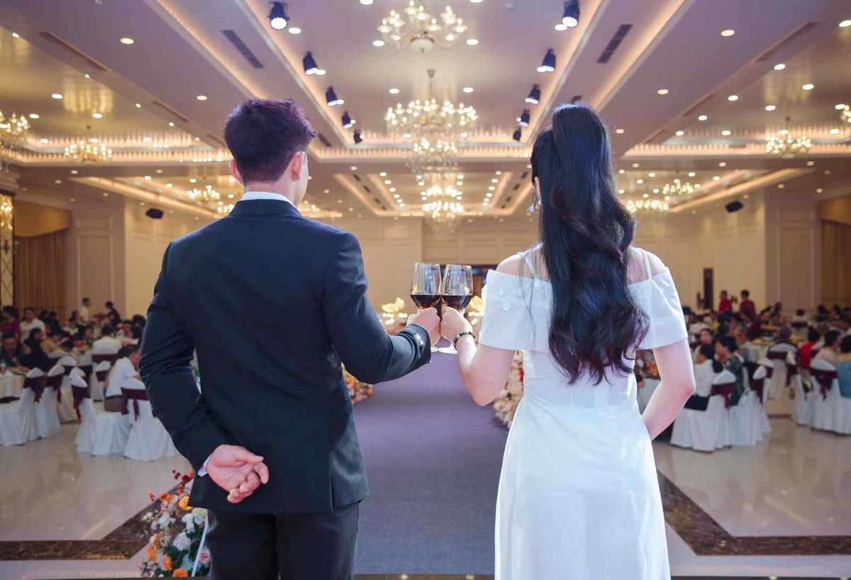 An elegant event celebration